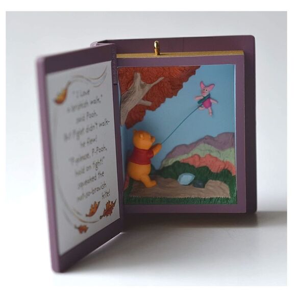 Hallmark 2000 Ornament A Blustery Day # 3 Winnie The Pooh Series NEW Vintage - Picture 3 of 8